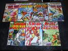 The Invincible Iron Man #'s 126,153,124,117,123,118,125 Great bronze Lot