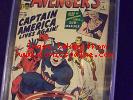 AVENGERS 4 Vol 1 CGC 6.0 Marvel Comics Captain America Silver Age PRICE CHANGE