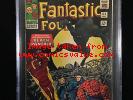 9.4 PGX Fantastic Four #52 EP Rated Black Panther Silver Marvel Key