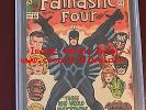 Fantastic Four 46 CGC 7.0 1966 Marvel First App Black Bolt Inhumans