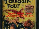 Fantastic Four #4 CGC 1.0 1962 1st Sub-Mariner Silver Age Stan Lee G11 310 cm
