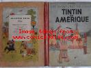 Tintin en Amerique / Dos rouge 1946 / Titre en rouge