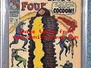 Fantastic Four # 67 CGC 9.0 First app. Warlock  WHITE PGS  STUNNING COPY