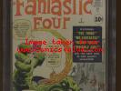 Fantastic Four 1 CGC 4.0 | Marvel 1961 | Origin & 1st Fantastic Four & Mole Man