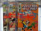 Power Man and Iron Fist #73 #91 #122 (ALL CGC 9.2 NEAR MINT)