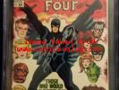 Fantastic Four 46 CGC graded 8.0 signed by Joe Sinnott. First app of Black Bolt.