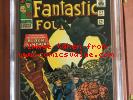 Fantastic Four 52 CGC 6.5 OW/W BLACK PANTHER SWEET SILVER KEY ORIGINAL OWNER