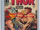 Thor #126 CGC 5.5 1966 1st Issue Avengers Iron Man Thor Hulk H9 225 cm clean