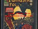 Fantastic Four #52 CBCS FN 6.0 Off White to White Marvel Comics