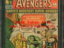 Avengers #1 CGC 5.0 Origin and 1st appearance of the Avengers 1963