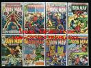 IRON MAN Lot of 8 Marvel Comic Books - #122 127 129 133-135 139 143