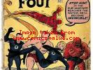 MARVEL, FANTASTIC FOUR Comic Book, Issue #4,  May 1962    1.0 to 3.0-ish Grade