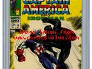 Tales of Suspense #98 CGC 9.2 WHITE Captain America Marvel Silver Age Comic