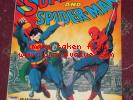 SUPERMAN and  SPIDER-MAN  MARVEL DC  1981 TREASURY EDITION 28 GALLERY SIZE