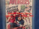 Avengers (1963 1st Series) #4 CGC 3.5 Stan Lee Signed(1117421001)C.America Lives