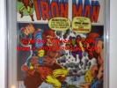 IRON MAN #55 CGC 9.0 White Pages 1st Thanos, Avengers Movie