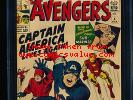 Avengers # 4 - 1st SA Captain America CGC 6.0 OFF-WHITE Pgs