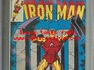 IRON MAN #100 CGC 9.8 OW/WH PAGES // MANDARIN APPEARANCE