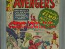 Avengers #6  (1st Baron Zemo)  CGC 4.0 OW-WP