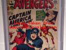 Avengers 4 CGC 6.0 Captain America Comic Book