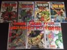 Iron Man #130-137 NM/NM+ 7 Books HULK ANT-MAN Marvel 1980 No Reserve