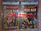 Iron Man 99 and 101 CGC 9.4 Bronze Age 1977 Newsstand Editions