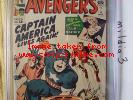 The Avengers #4 (Mar 1964) CGC 6.0 C/OW PAGES 1st SILVER AGE APP CAPTAIN AMERICA