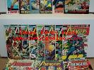 Avengers 101-150 (miss.9bks) SET Iron Man, Captain America, Thor (set# 4910)