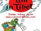 SCHLUMPF PITUFO COMIC ''TINTIN IN TIBET'' in GERMAN 1