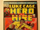 LUKE CAGE, Hero For Hire #1 (MARVEL, June 1972) F+ KEY ISSUE New Neflix Series