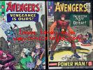 Avengers 20 & 21 2 fn- Silver Age 1965  Marvel Comics Lee &  Heck 1st Power Man