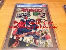 Marvel Avengers 4 CGC 3.5 OW Pages 1st silver age Captain America appearance Key