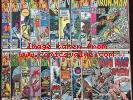 Bronze Age Marvel Comic Lot- Iron Man #120-139 NO RESERVE
