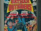 BATMAN AND THE OUTSIDERS  1  PGX 9.8  -  2nd appearance the Outsiders  CGC CBCS