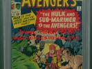 Avengers 3 CGC 9.0 The Hulk Thor Iron Man Infinity War Sub Mariner Marvel Comics