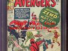 Avengers 6 CGC 4.0 VG * Marvel 1964 * 1st App. Baron Zemo
