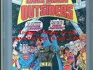 BATMAN AND THE OUTSIDERS #1 CGC 9.8 2ND APP OUTSIDERS DC COMICS 1983