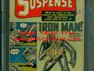 Tales of Suspense #39 (1963 Marvel) 1st app Iron Man SIGNED Stan Lee SS CGC 5.0