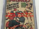 Avengers  4     CGC Graded 3.5   1st Silver Age App of Captain America   1964