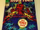 100) Iron Man # 1, 1968, app. grade: FN/VFN 7.0