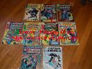 Lot of 9 Marvel Comics incl.TALES OF SUSPENSE #98  BLACK PANTHER Captain America