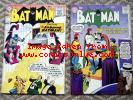 BATMAN #120 + #125   1958 1959 Vintage DC Comics   GLOSSY VG/FN Lot