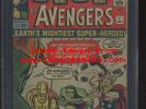 Avengers 1 CGC 3.0 GD/VG * Marvel 1963 * Stan Lee Signature Series