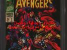 AVENGERS ANNUAL #2 CGC 9.2 OW/W PAGES CLASSIC AVENGERS VS AVENGERS COVER