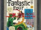 Marvel Milestone Edition Fantastic Four #1 CGC 9.2 Reprints #1 Signed STAN LEE