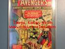 Avengers #1 CGC Graded 5.0 1st Appearance Loki Stan Lee Jack Kirby Marvel 1963