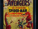 Avengers # 11 - Early Spider-Man x-over CGC 6.5 OW/WHITE Pgs.