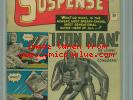Tales of Suspense 39 CBCS 6.5 FN+ UK Copy OW/W Marvel 1963 1st App Iron Man