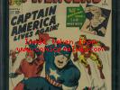 Avengers 4 CGC 6.0 - 1st Silver Age Captain America