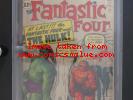 Fantastic Four #12 - CBCS 7.5 VF- Marvel 1963 - 1st Hulk & Fantastic Four Battle
